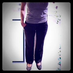 Black & Gray Checkered Slacks